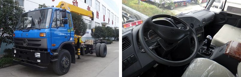 东风153系列8吨随车吊底盘图片 东风153系列8吨随车吊底盘图片