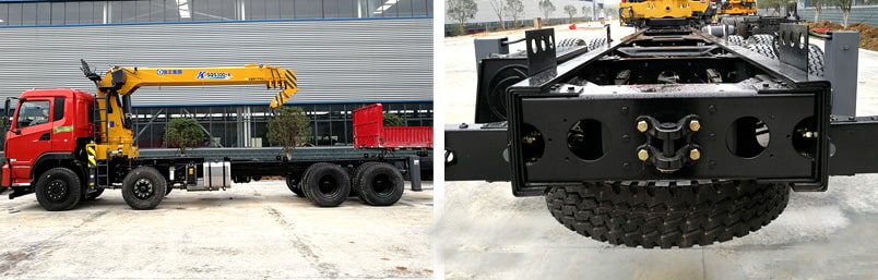 东风随车吊平板运输车底盘图片 东风随车吊平板运输车底盘图片