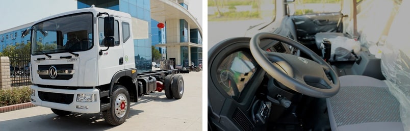 东风D9 8吨随车吊底盘图片 东风D9 8吨随车吊底盘图片